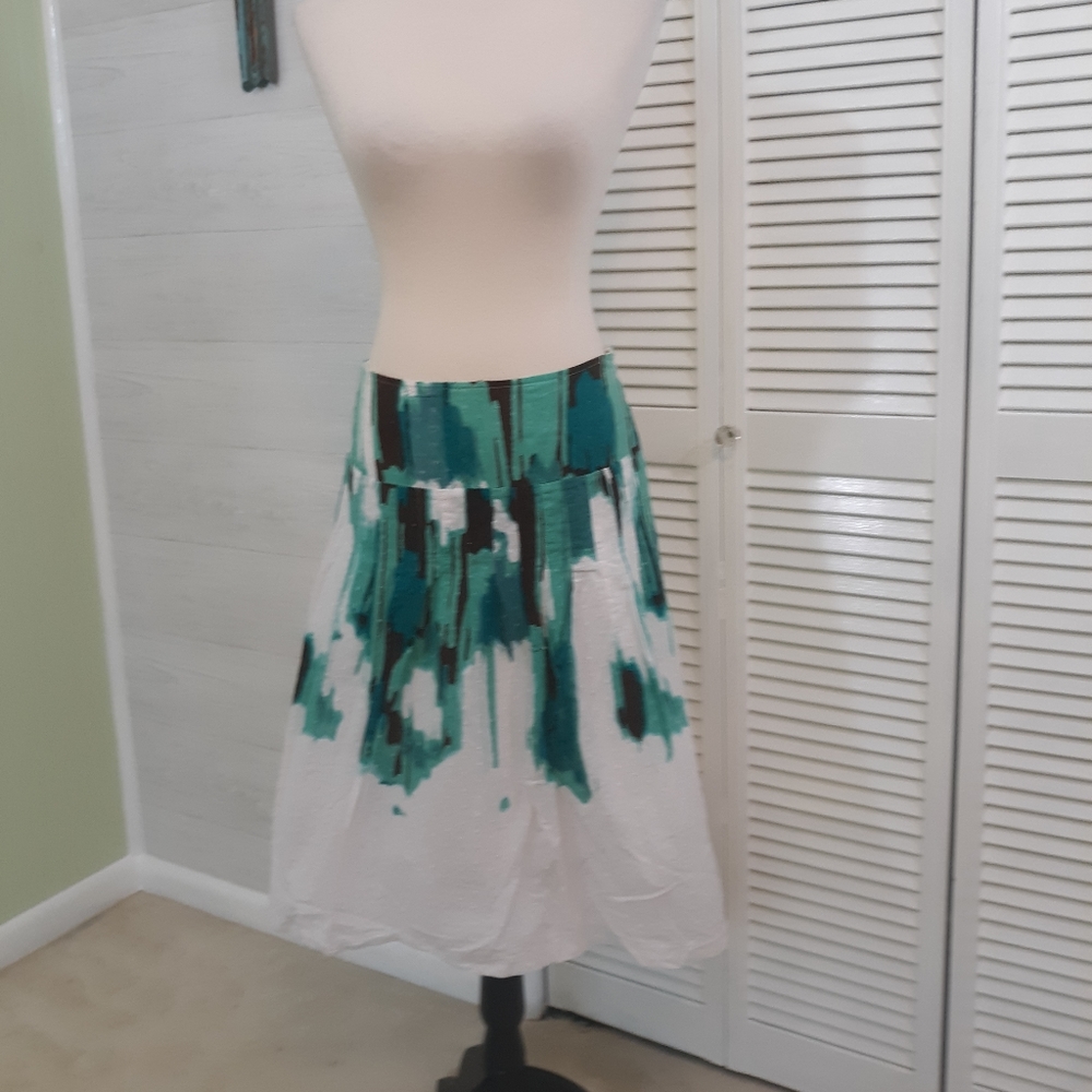 Johnpaulrichard tie dyed pleated skirt  small *L